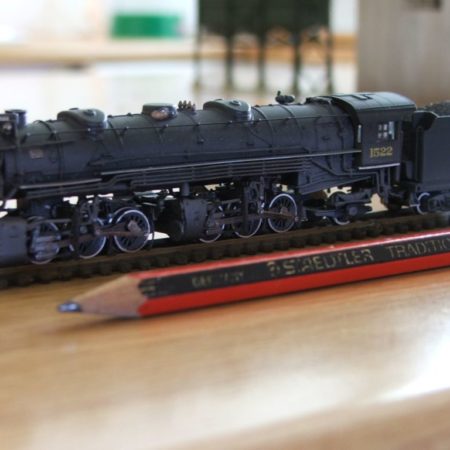 n scale model train